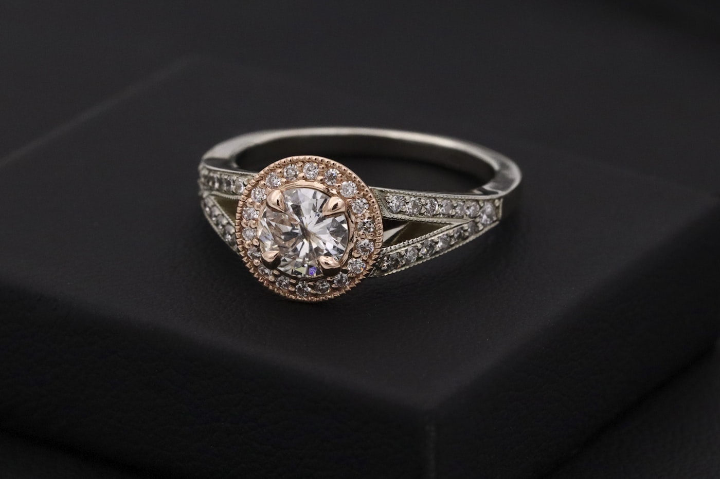 Rose Gold Halo